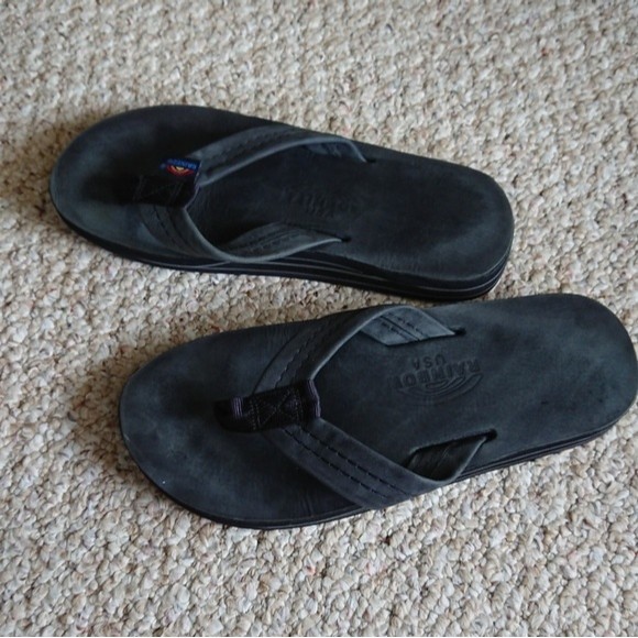 Men's Leather Double Layer w/Wide Strap READ DESCRIPTION REGARDING SIZING. - Picture 2 of 14